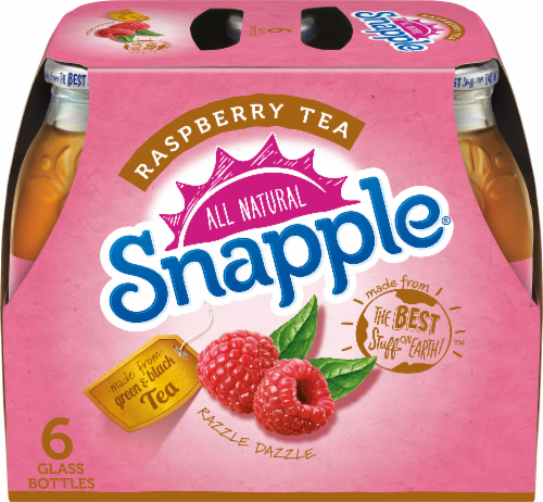 Snapple Raspberry Ice Tea Drinks Bottles Fl Oz Fred Meyer