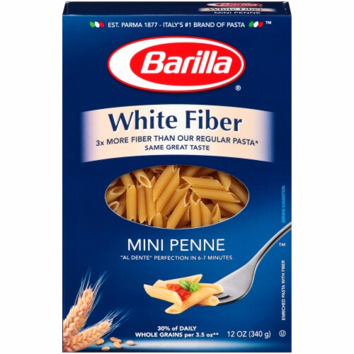 Barilla White Fiber Mini Penne Pasta 13 25 Oz Ralphs