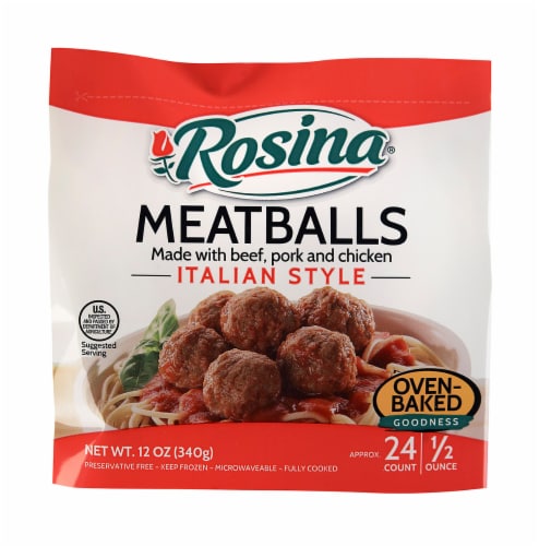 Rosina Italian Style Meatballs Oz Ralphs