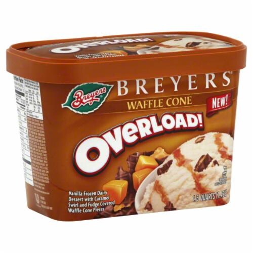 Breyers Overload Waffle Cone Ice Cream Quarts Kroger