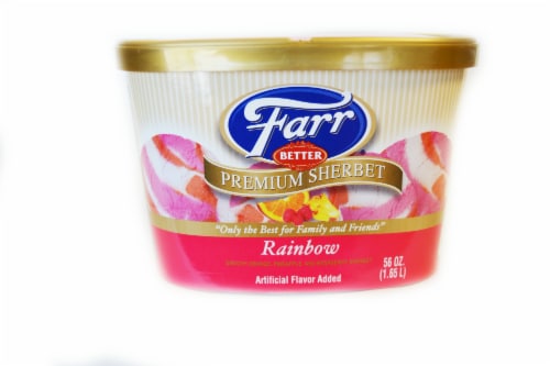 Farr Better Rainbow Sherbet Tub Oz Smiths Food And Drug