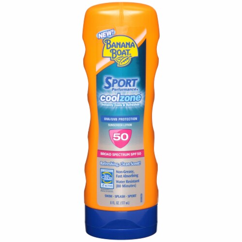 Banana Boat Sport Performance Cool Zone Sunscreen Lotion Spf Fl