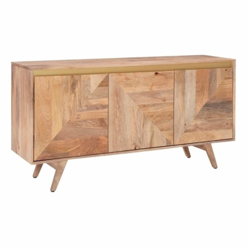 Linon Amara Mango Wood Console In Natural 1 Fred Meyer