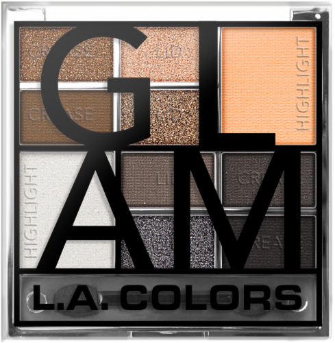 L A Colors Cool Color Block Eye Shadow Palette 1 Ct Kroger