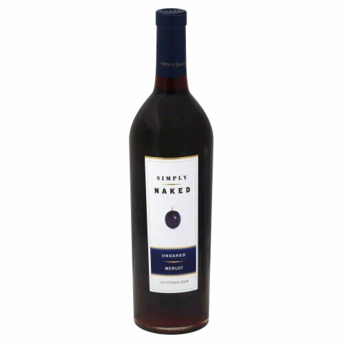 Simply Naked Unoaked Merlot 750 ML Fred Meyer