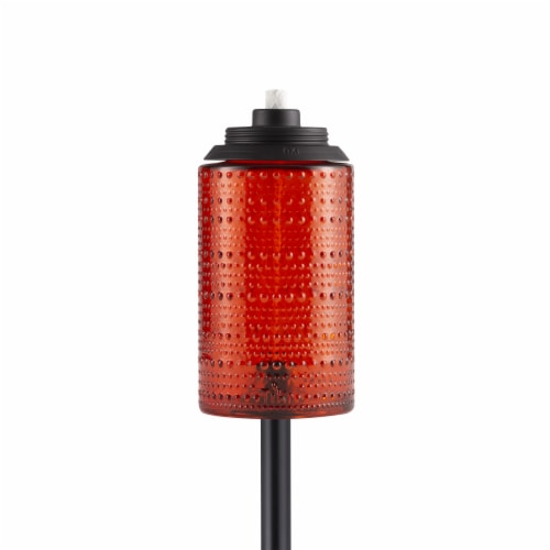 Tiki Easy Install Carnival Glass Torch Red 1 Ct Kroger