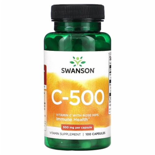 Swanson C 500 500 Mg 100 Capsules 100 Count Jay C Food Stores