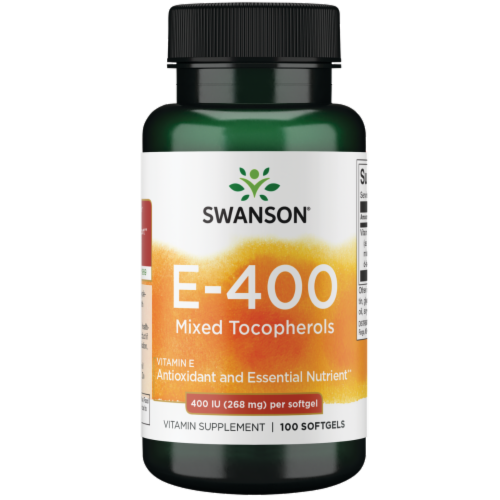 Swanson Vitamin E Mixed Tocopherols Iu Softgels Iu Mg