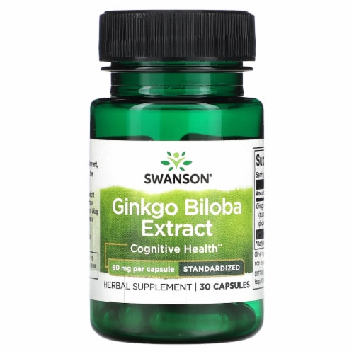 Swanson Ginkgo Biloba Extract Standardized Mg Capsules