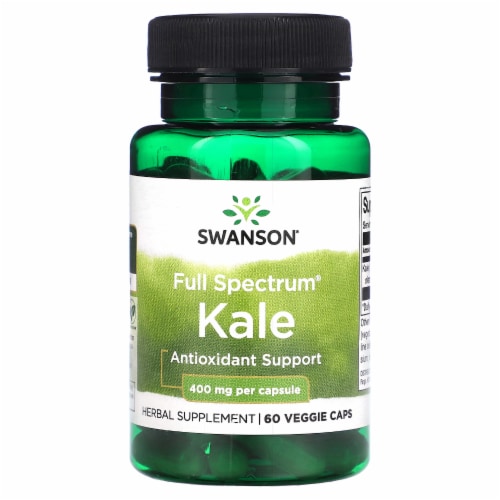 Swanson Full Spectrum Kale 400 Mg 60 Veggie Caps 60 Count Food 4 Less