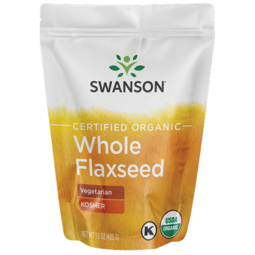 Swanson Certified Organic Whole Flaxseed Oz Package Oz Pkg Kroger