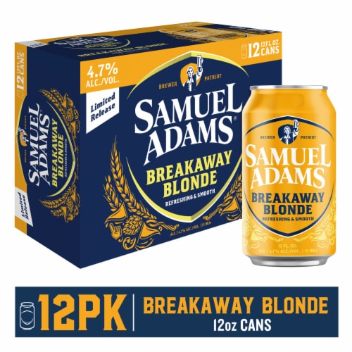 Samuel Adams Breakaway Blonde Ale Seasonal Beer Cans Fl Oz