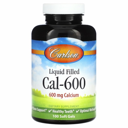 Carlson Liquid Filled Cal 600 600 Mg 100 Soft Gels 100 Count Kroger