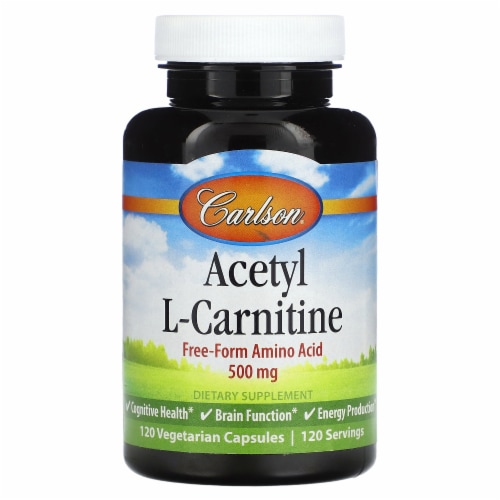 Carlson Acetyl L Carnitine Mg Vegetarian Capsules Count