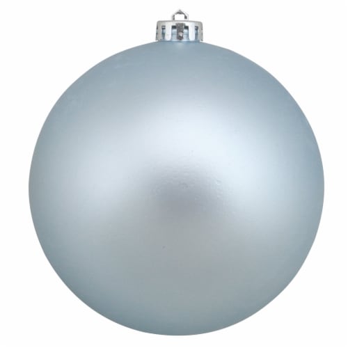 Northlight Matte Mermaid Blue Shatterproof Christmas Ball Ornament 6