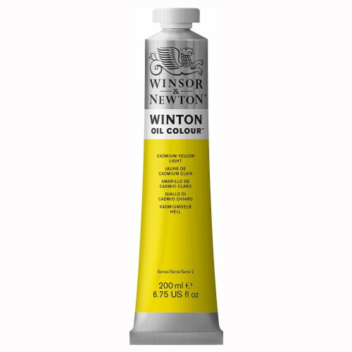 Winsor Newton Winton Oil Color 200ml Tube Cadmium Yellow Light