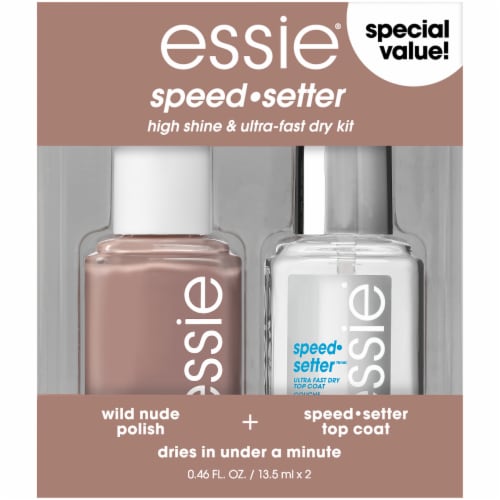 Essie Wild Nude Speed Setter High Shine And Ultra Fast Dry Kit 1 Ct