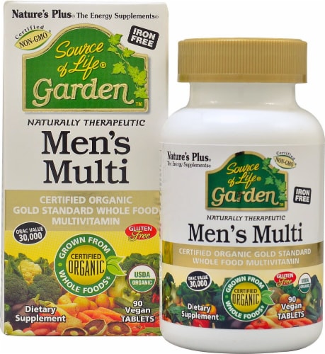 Nature S Plus Source Of Life Garden Men S Multi 90 Vegan Tablets