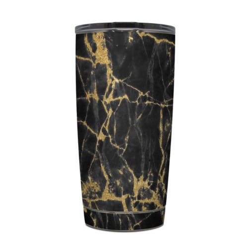 DecalGirl Y20 BLACKGOLD Yeti Rambler 20 Oz Tumbler Skin Black Gold