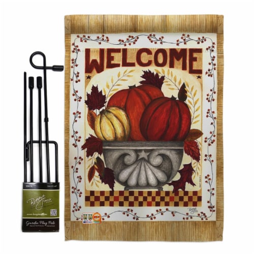 Breeze Decor BD HA GS 113067 IP BO D US18 SB 13 X 18 5 In Fall Welcome