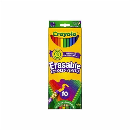 Crayola Erasable Colored Pencils Assorted 10 Each Pack Of 3 3 Kroger