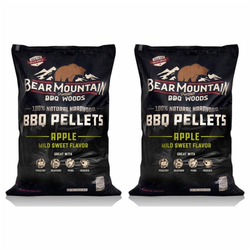 Bear Mountain Bbq All Natural Hardwood Apple Smoker Pellets Pounds