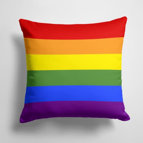 Carolines Treasures CK7992PW1414 Gay Pride Fabric Decorative Pillow