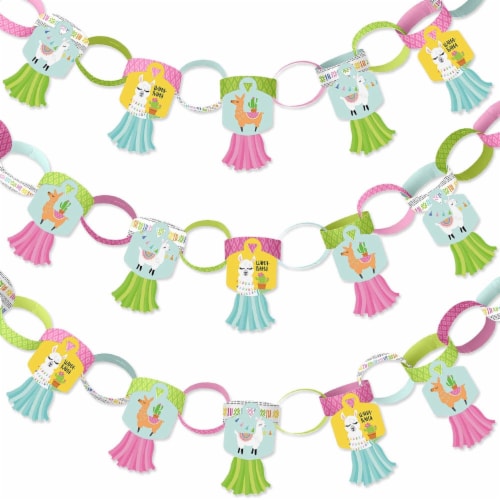 Big Dot Of Happiness Whole Llama Fun Chain Links Tassels