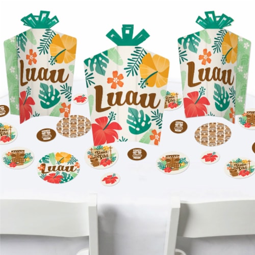 Big Dot Of Happiness Tropical Luau Party Confetti Terrific Table