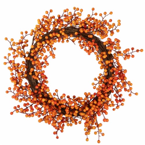 Northlight Red And Orange Berries Artificial Fall Harvest Twig