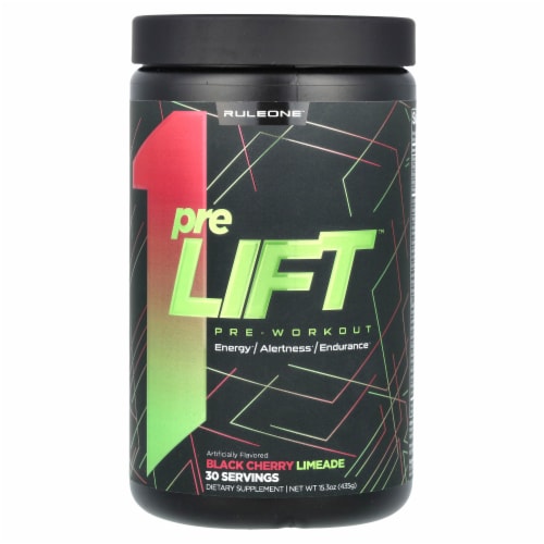 Rule One Proteins Prelift Pre Workout Black Cherry Limeade Oz