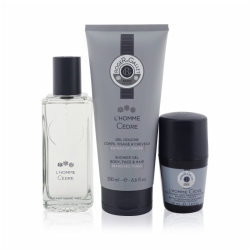 Roger Gallet L Homme Cedre Coffret EDT Spray 100ml 3 3oz