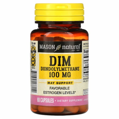 Mason Natural DIM Diindolylmethane 100 Mg 60 Capsules 60 Count