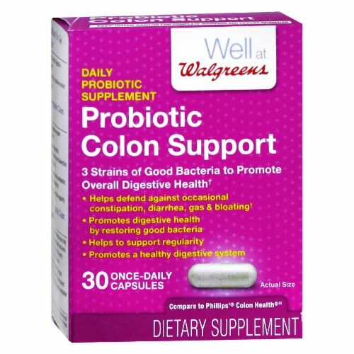 Walgreens Probiotic Colon Support Supplement Capsules Ct Kroger