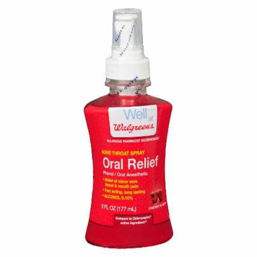 Walgreens Cherry Oral Relief Spray Fl Oz Kroger