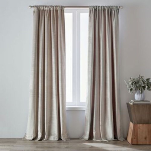 O O By Olivia Oliver Velvet Inch Rod Pocket Curtain Panel In