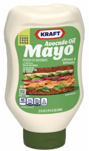 2 Pack Kraft Avocado Oil Mayonnaise 22 Fl Oz Squeeze Bottle Pack Of