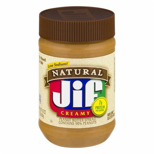 Jif Natural Creamy Peanut Butter 16 0 Oz Pack Of 3 3 Pack Kroger