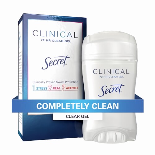 Secret Clinical Strength Clear Gel Antiperspirant And Deodorant Pack