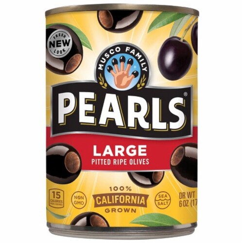 Pearls Large Pitted Ripe Black Olives Pack Of Pack Kroger