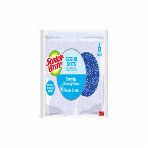 Scotch Brite Scrub Dots Non Scratch Scrub Sponge Pack Of Pack