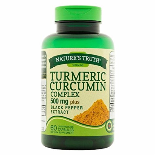 Nature S Truth Turmeric Curcumin Complex 500 Mg Plus Black Pepper