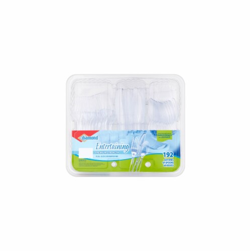 Jarden Diamond Clear Assorted Cutlery Pack Of Pack Qfc