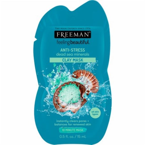 Freeman Feeling Beautiful Clay Face Mask Anti Stress Pack Of