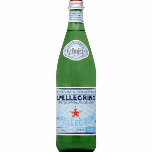 S Pellegrino Sparkling Natural Mineral Water Fl Oz Glass Bottle