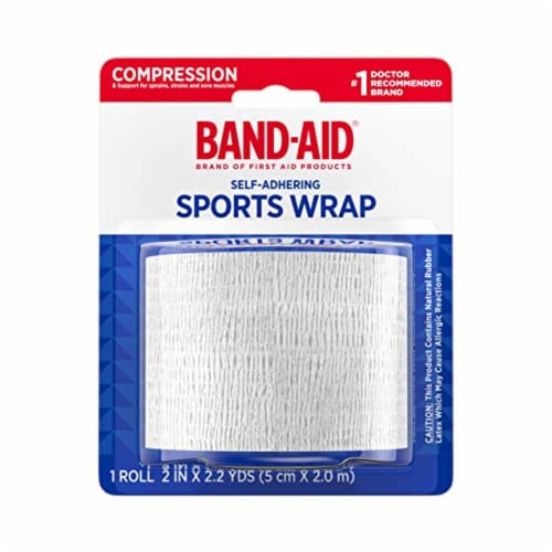 Band Aid Brand First Aid Products Self Adhering Sports Wrap Pack Of 10