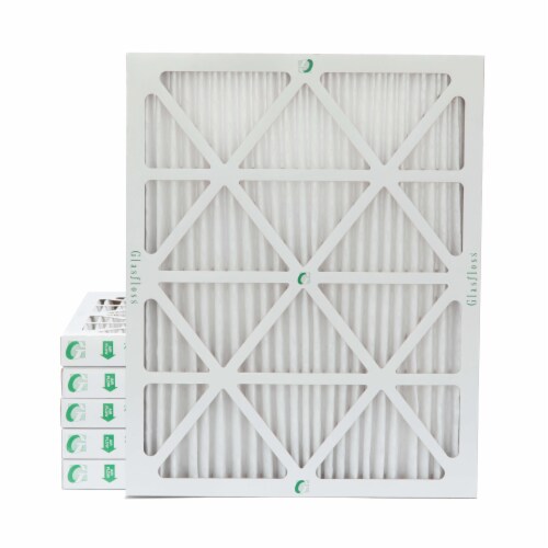 Glasfloss ZL 16x20x2 MERV 10 Pleated 2 Inch HVAC Air Filters Box Of 6