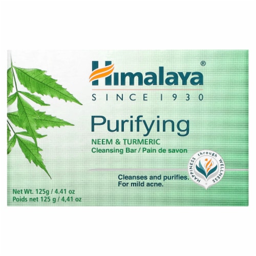 Himalaya Purifying Cleansing Bar Soap Neem Turmeric 4 41 Oz 125 G