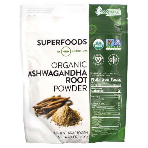 Mrm Nutrition Organic Ashwagandha Root Powder Oz G Oz