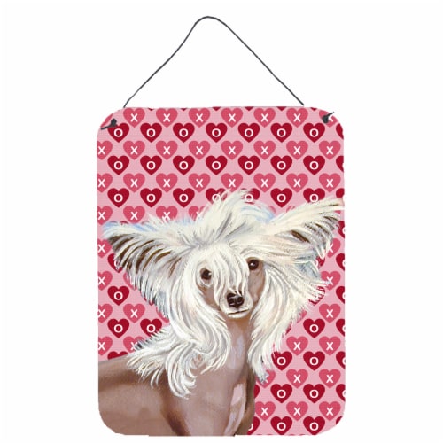 Chinese Crested Hearts Love And Valentine S Day Portrait Wall Or Door